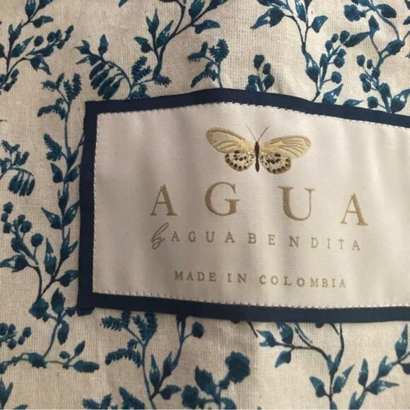 Agua by Agua Bendita Lima Algae Maxi Dress Size Small - Picture 12 of 12